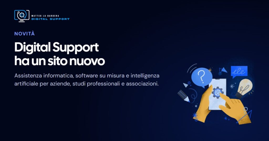 Il nuovo sito di Digital Support